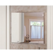 Зеркальный шкаф Comfortу Неаполь-100 белый глянец, левый (4139023)