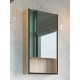 Зеркальный шкаф Comfortу Вена-45, без подсветки, дуб дымчатый, 00-00006652
