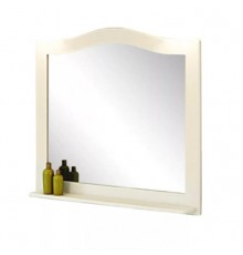Зеркало с полкой Comforty Монако 100 белое (4136986)