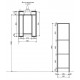 Кованый стеллаж Эстет Comfort Loft ФР-00003670 40 см, металл