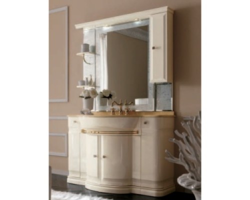 Комплект мебели Eurodesign Luxury Т0013613 Композиция №12, Bianco Lucido/фурнитура ORO