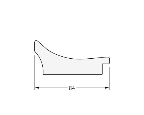 Зеркало с гравировкой в багетной раме Evoform Exclusive-G BY 4012, 56 x 73 см, фреска