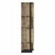 Зеркало с гравировкой в багетной раме Evoform Exclusive-G BY 4437 103 x 103 см, серебряный бамбук