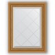 Зеркало с гравировкой в багетной раме Evoform Exclusive-G BY 4002 53 x 71 см, состаренное золото с плетением