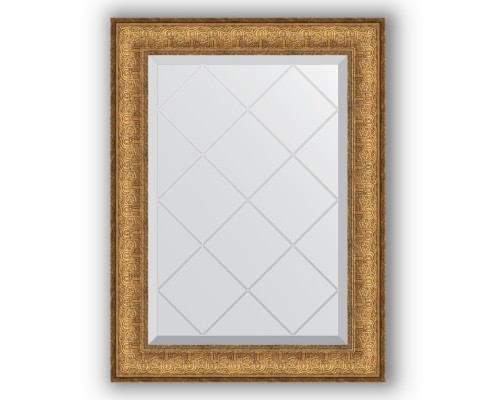 Зеркало с гравировкой в багетной раме Evoform Exclusive-G BY 4008 54 x 71 см, медный эльдорадо