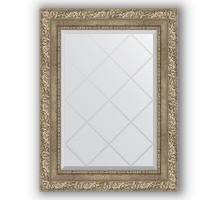 Зеркало с гравировкой в багетной раме Evoform Exclusive-G BY 4014 55 x 72 см, виньетка античное серебро