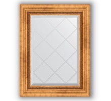 Зеркало с гравировкой в багетной раме Evoform Exclusive-G BY 4017 56 x 74 см, римское золото