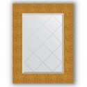 Зеркало с гравировкой в багетной раме Evoform Exclusive-G BY 4022 56 x 74 см, чеканка золотая