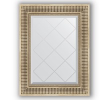 Зеркало с гравировкой в багетной раме Evoform Exclusive-G BY 4024 57 x 75 см, серебряный акведук
