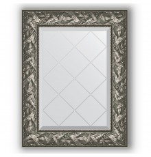 Зеркало с гравировкой в багетной раме Evoform Exclusive-G BY 4028 59 x 76 см, византия серебро