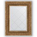Зеркало с гравировкой в багетной раме Evoform Exclusive-G BY 4034 59 x 76 см, вензель бронзовый
