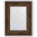 Зеркало с гравировкой в багетной раме Evoform Exclusive-G BY 4043 62 x 80 см, состаренное дерево с орнаментом