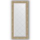 Зеркало с гравировкой в багетной раме Evoform Exclusive-G BY 4046 53 x 123 см, состаренное серебро с плетением