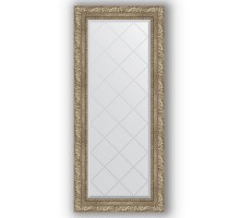 Зеркало с гравировкой в багетной раме Evoform Exclusive-G BY 4057 55 x 125 см, виньетка античное серебро