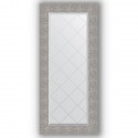 Зеркало с гравировкой в багетной раме Evoform Exclusive-G BY 4066 56 x 126 см, чеканка серебряная