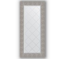 Зеркало с гравировкой в багетной раме Evoform Exclusive-G BY 4066 56 x 126 см, чеканка серебряная
