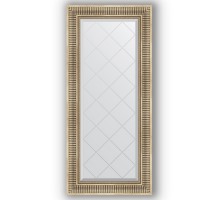 Зеркало с гравировкой в багетной раме Evoform Exclusive-G BY 4067 57 x 127 см, серебряный акведук
