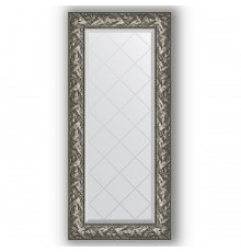 Зеркало с гравировкой в багетной раме Evoform Exclusive-G BY 4071 59 x 128 см, византия серебро