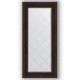 Зеркало с гравировкой в багетной раме Evoform Exclusive-G BY 4076 59 x 128 см, темный прованс
