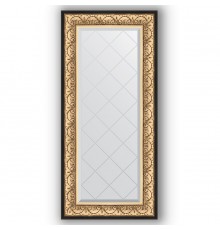 Зеркало с гравировкой в багетной раме Evoform Exclusive-G BY 4079 60 x 130 см, барокко золото