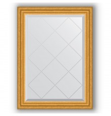 Зеркало с гравировкой в багетной раме Evoform Exclusive-G BY 4087 62 x 85 см, состаренное золото