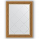 Зеркало с гравировкой в багетной раме Evoform Exclusive-G BY 4088 63 x 86 см, состаренное золото с плетением
