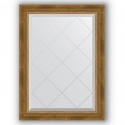 Зеркало с гравировкой в багетной раме Evoform Exclusive-G BY 4090 63 x 86 см, состаренная бронза с плетением