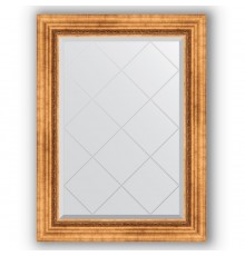 Зеркало с гравировкой в багетной раме Evoform Exclusive-G BY 4103 66 x 89 см, римское золото