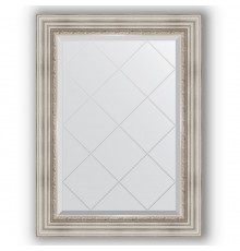 Зеркало с гравировкой в багетной раме Evoform Exclusive-G BY 4104 66 x 89 см, римское серебро