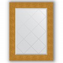 Зеркало с гравировкой в багетной раме Evoform Exclusive-G BY 4108 66 x 89 см, чеканка золотая