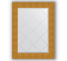 Зеркало с гравировкой в багетной раме Evoform Exclusive-G BY 4108 66 x 89 см, чеканка золотая