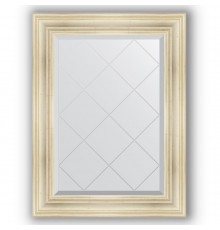 Зеркало с гравировкой в багетной раме Evoform Exclusive-G BY 4117 69 x 91 см, травленое серебро