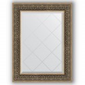 Зеркало с гравировкой в багетной раме Evoform Exclusive-G BY 4121 69 x 91 см, вензель серебряный