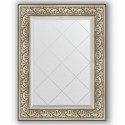 Зеркало с гравировкой в багетной раме Evoform Exclusive-G BY 4123 70 x 92 см, барокко серебро