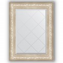 Зеркало с гравировкой в багетной раме Evoform Exclusive-G BY 4125 70 x 93 см, виньетка серебро
