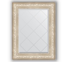 Зеркало с гравировкой в багетной раме Evoform Exclusive-G BY 4125 70 x 93 см, виньетка серебро
