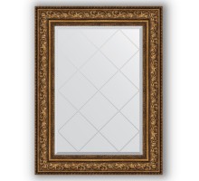 Зеркало с гравировкой в багетной раме Evoform Exclusive-G BY 4126 70 x 93 см, состаренная бронза
