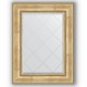 Зеркало с гравировкой в багетной раме Evoform Exclusive-G BY 4127 72 x 95 см, состаренное серебро с орнаментом