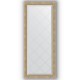 Зеркало с гравировкой в багетной раме Evoform Exclusive-G BY 4132 63 x 153 см, состаренное серебро с плетением