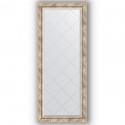 Зеркало с гравировкой в багетной раме Evoform Exclusive-G BY 4134 63 x 153 см, прованс с плетением