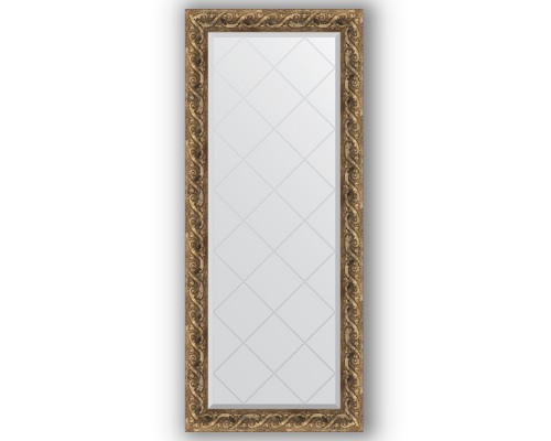 Зеркало с гравировкой в багетной раме Evoform Exclusive-G BY 4141 66 x 155 см, фреска