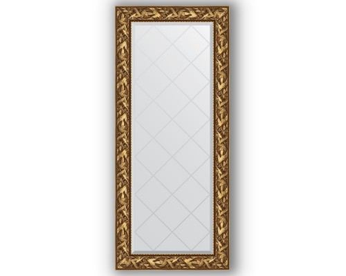 Зеркало с гравировкой в багетной раме Evoform Exclusive-G BY 4156 69 x 158 см, византия золото
