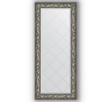 Зеркало с гравировкой в багетной раме Evoform Exclusive-G BY 4157 69 x 158 см, византия серебро