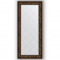 Зеркало с гравировкой в багетной раме Evoform Exclusive-G BY 4158 69 x 158 см, византия бронза