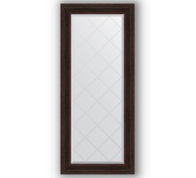 Зеркало с гравировкой в багетной раме Evoform Exclusive-G BY 4162 69 x 158 см, темный прованс