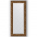 Зеркало с гравировкой в багетной раме Evoform Exclusive-G BY 4169 70 x 160 см, виньетка состаренная бронза