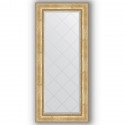 Зеркало с гравировкой в багетной раме Evoform Exclusive-G BY 4170 72 x 162 см, состаренное серебро с орнаментом
