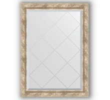 Зеркало с гравировкой в багетной раме Evoform Exclusive-G BY 4177 73 x 101 см, прованс с плетением