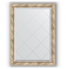 Зеркало с гравировкой в багетной раме Evoform Exclusive-G BY 4177 73 x 101 см, прованс с плетением