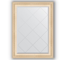 Зеркало с гравировкой в багетной раме Evoform Exclusive-G BY 4183 75 x 102 см, старый гипс